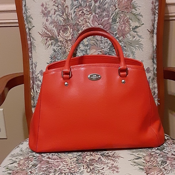 Coach 2015 Tangerine Margot Carryall Bag - Picture 2 of 12